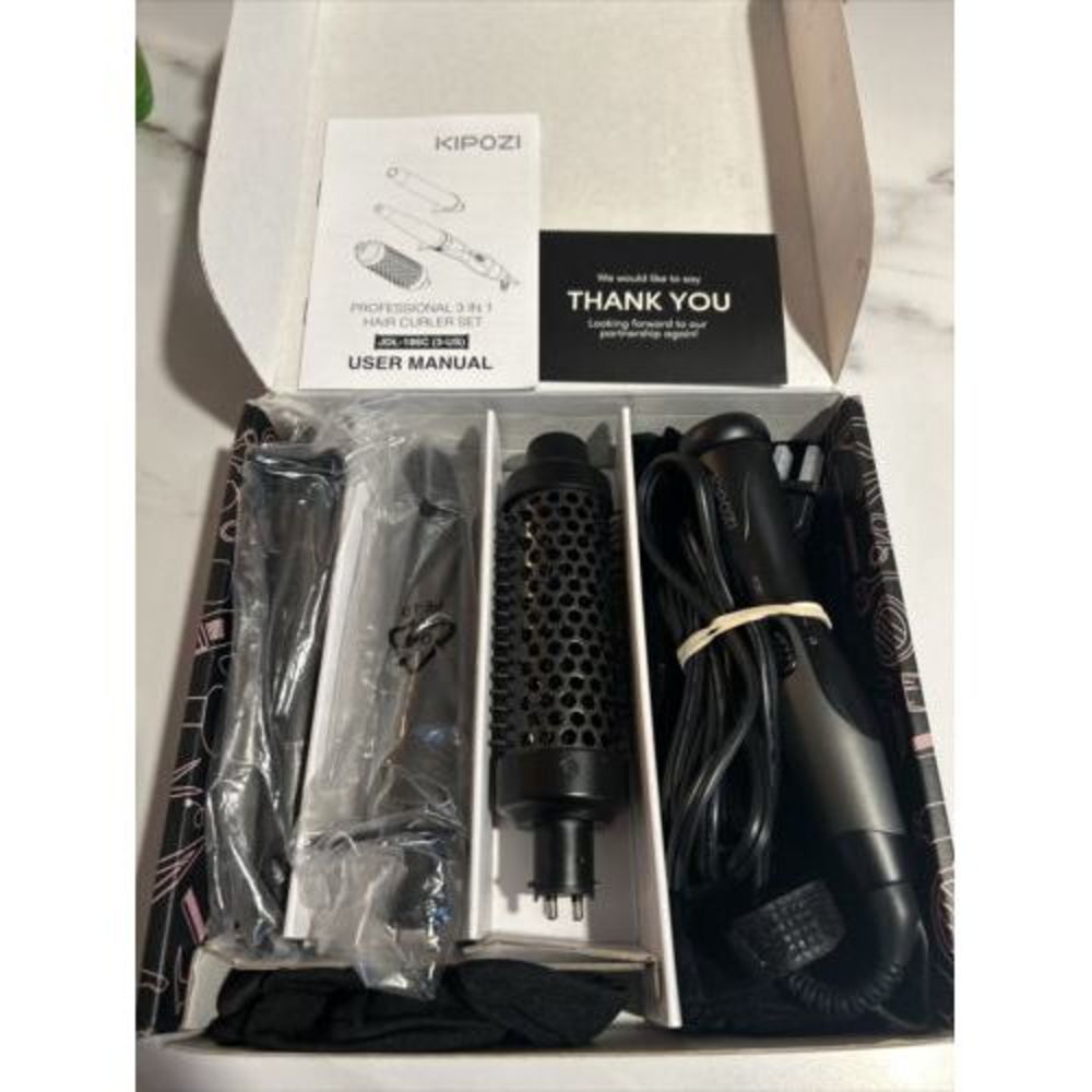 Kipozi Professional/Styling 5 in 1 Set, Interchangeable Curling Wand Set - New
